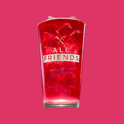 All Friends Strawberry Hibiscus 32oz (Case of 12)