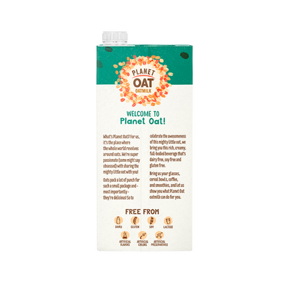 Planet Oat Extra Creamy Shelf-Stable Oat Milk (Case of 6)