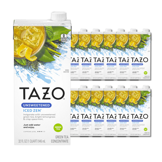 Tazo Unsweetened Iced Zen Green Tea Concentrate (Case of 12)