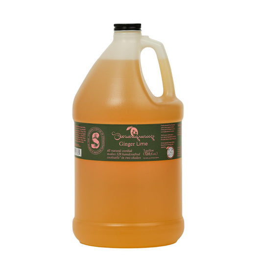 Strangeways Ginger Lime Cordial Mixer 1 Gallon Jug (Case of 4)